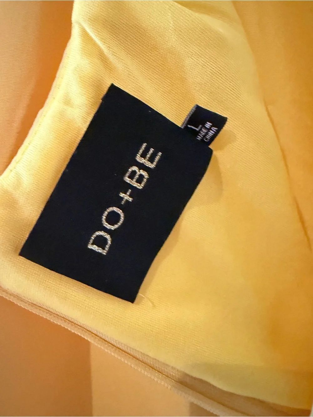 DO+BE Yellow Ruffle Off-Shoulder Dress - Picture 8 of 8